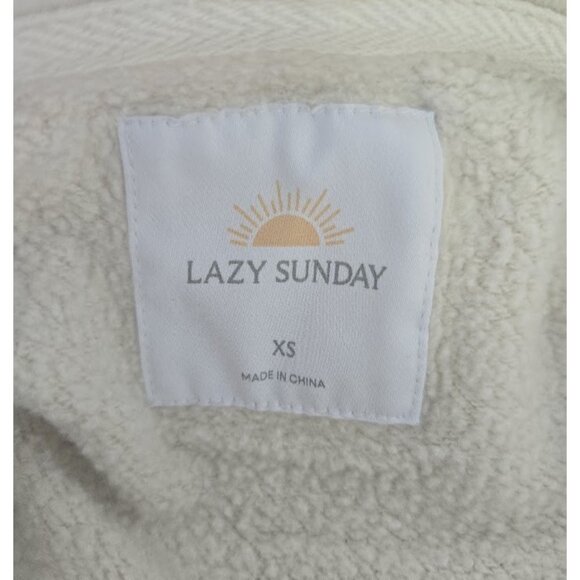 Lazy Sunday Yosemite California Women’s XS Full Zip Hoodie Embroidered Bear Logo - Picture 5 of 7